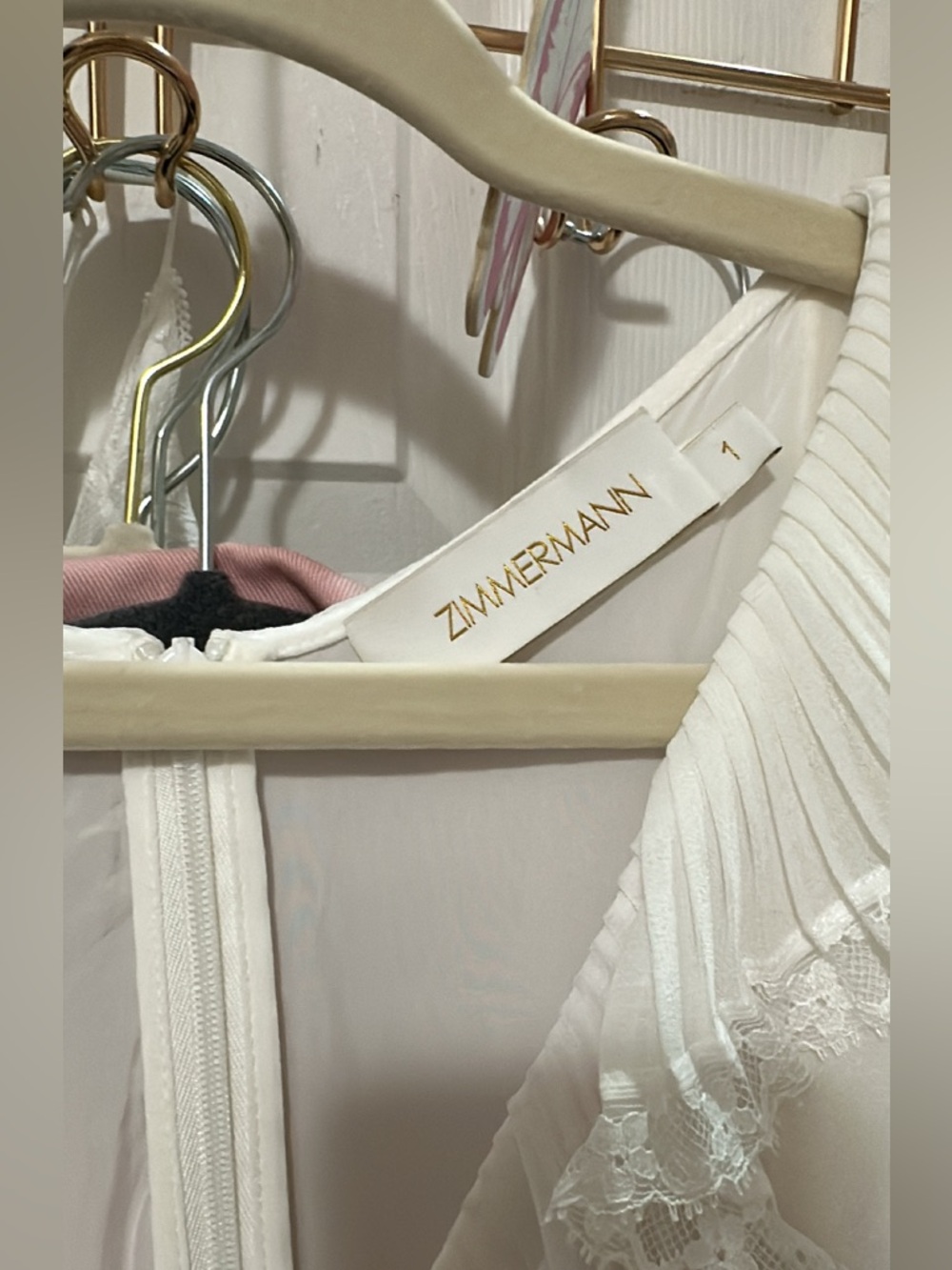 Zimmerman Elegant White Ruffle Dress - Picture 4 of 5